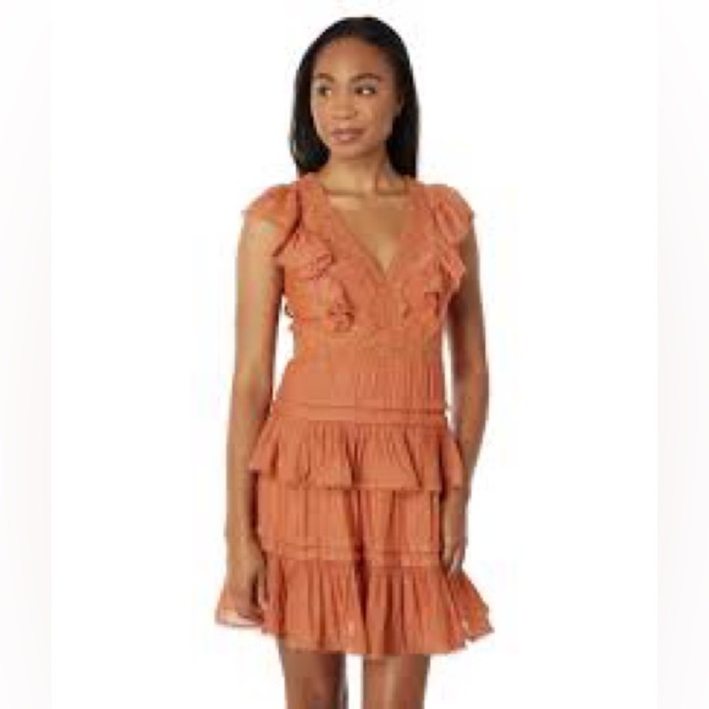 BCBG NWT Summer Dress size 8. Beautiful subdued orange/copper